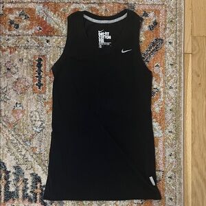 Nike Black Dri-FIT Cotton Tank
